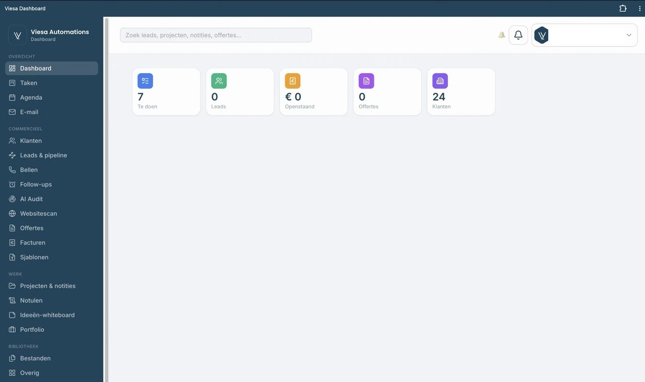 Viesa Dashboard